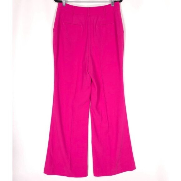 Boden Women's Pants Trousers Size US 10R Wide Leg Flare Pink Fuchsia R0139 - Picture 2 of 12